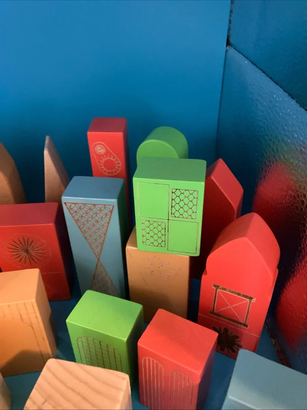 Disney Parks It's A Small World Character Wooden Stacking Block Set